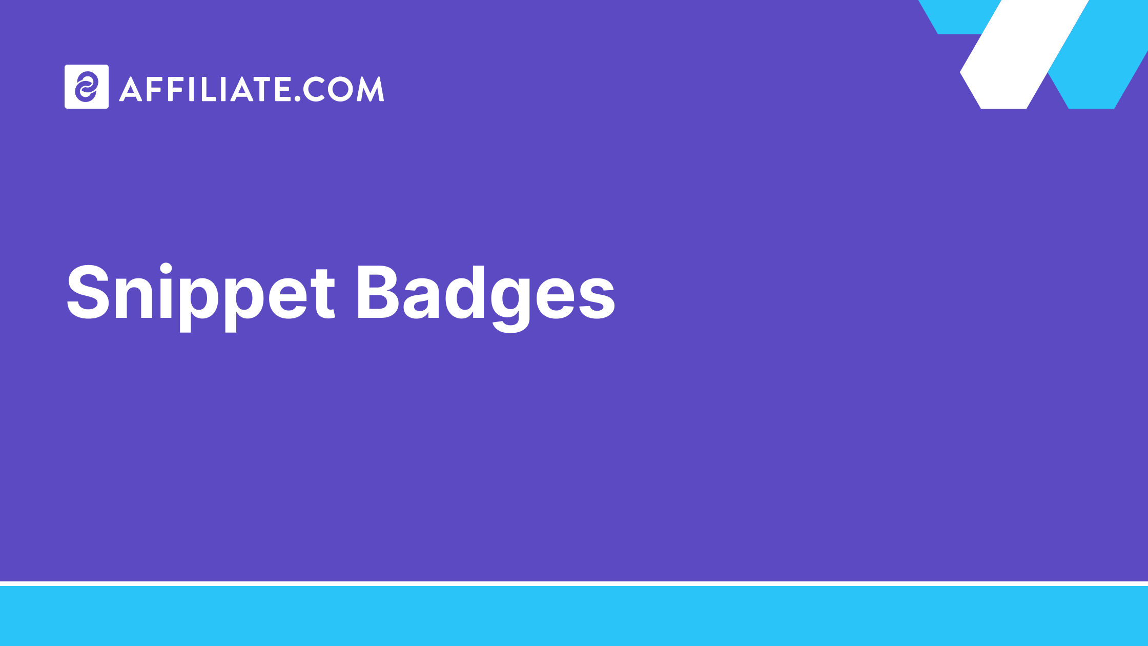 Snippet Badges