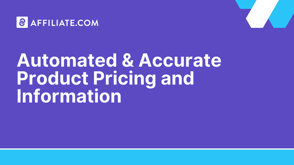 Automated & Accurate Product Pricing and Information